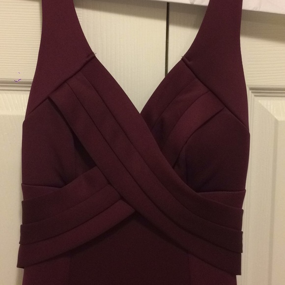 Dark Red Prom Dress - Picture 5 of 7
